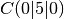 C(0 | 5 | 0)